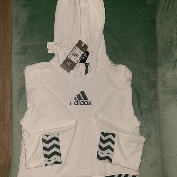 adidas Tops - adidas Women's Gbl Crop Hooded Sweatshirt